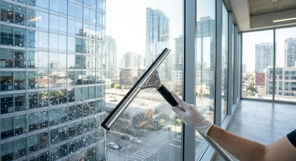 Spălăm geamurile
